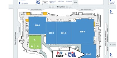 Žemėlapis Austin konferencijų centras
