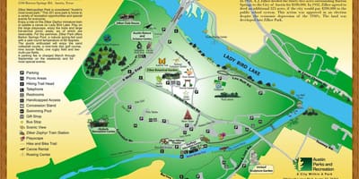 Žemėlapis Zilker Austin